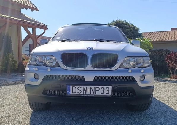 BMW X5 cena 36900 przebieg: 245145, rok produkcji 2005 z Brzeszcze małe 466